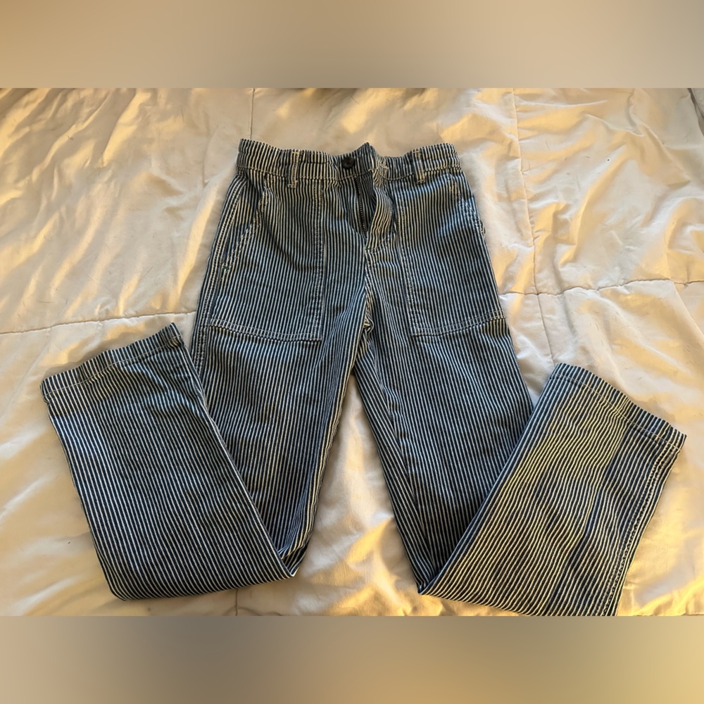 Mini Boden seersucker pants size 9
